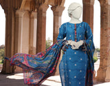 Junaid Jamshaid Blue 3PC | JLAWN-S-24-512 Online Shopping