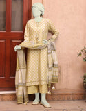 Junaid Jamshaid Olive 3PC | JLAWN-S-24-543 Online Shopping