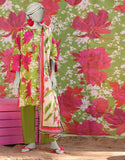 Green Lawn Printed 3PC-JLAWN-S-25-010-S Juniad Jamshaid Brand Original Fabrics