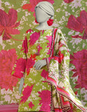 Green Lawn Printed 3PC-JLAWN-S-25-010-S Juniad Jamshaid Brand Original Fabrics