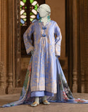 Blue Lawn Printed 3PC-JLAWN-S-25-021-S Juniad Jamshaid Brand Original Fabrics