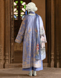 Blue Lawn Printed 3PC-JLAWN-S-25-021-S Juniad Jamshaid Brand Original Fabrics