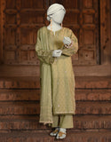 Green Dobby Embroidered 3PC-JLAWN-S-25-051-S Juniad Jamshaid Brand Original Fabrics