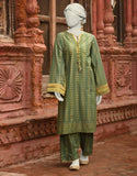 Green Lawn Embroidered 2PC-JLAWN-S-JST-25-2001-S Juniad Jamshaid Brand Original Fabrics