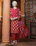 3PC-JLAWN-S-25-3059 Blue Lawn Embroidered Junaid Jamshaid Brand Original Fabrics