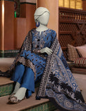 3PC-JLAWN-S-25-3062 Blue Lawn Embroidered Junaid Jamshaid Brand Original Fabrics