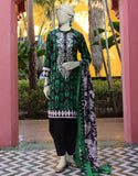 3PC-JLAWN-S-25-3063 Black Lawn Embroidered Junaid Jamshaid Brand Original Fabrics