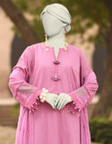 3PC-JLAWN-S-25-3155 Pink Cambric Schiffli  Junaid Jamshaid Brand Original Fabrics