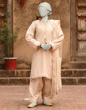 3PC-JLAWN-S-25-3178 Off White Doria Dyed  Junaid Jamshaid Brand Original Fabrics