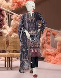 3PC-25-3223 Black Cambric Printed Junaid Jamshaid Brand Original Fabrics