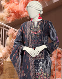 3PC-25-3223 Black Cambric Printed Junaid Jamshaid Brand Original Fabrics