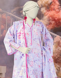 3PC-25-3230 Lilac Cambric Printed Junaid Jamshaid Brand Original Fabrics