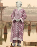 3PC-JLAWN-S-25-820 Lilac Lawn  Printed Junaid Jamshaid Brand Original Fabrics