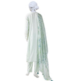 3PC-JLAWN-S-25-824 Ferozi Lawn Embroidered Junaid Jamshaid Brand Original Fabrics