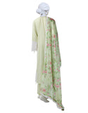 3PC-JLAWN-S-25-825 Green Lawn Embroidered Junaid Jamshaid Brand Original Fabrics