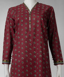 JLU-S-26-4558 Block Print-04 Junaid Jamshaid Brand Original Fabrics