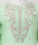JLS-S-26-672/S Degourney Floral-04 Green Junaid Jamshaid  Brand Original Fabrics