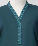 JLS-S-26-783/S Pagoda Chic-5 Teal Junaid Jamshaid  Brand Original Fabrics