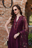 D10 -Plum Royal Saadia Asad Brand Original Fabrics