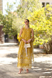 D1 - B - Mango Yellow Saadia Asad Brand Original Fabrics