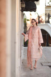 D8 - B - Peach Blush Saadia Asad Brand Original Fabrics