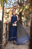 D7 - B -Sapphire Blue Saadia Asad Brand Original Fabrics