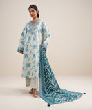 DWF239098A Off White and Blue Sapphire Brand Original Fabrics
