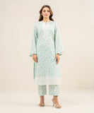 3PESUS26V016 Embroidered Cotton Jacquard Suit Sapphire Brand Original Fabrics