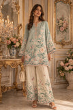 D2 - Mint Floral Saadia Asad Brand Original Fabrics