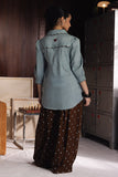 Marine Polka Zara Shahjahan Brand Original Fabrics