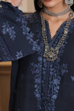noor by saadia asad D7 A - Kaani Blue Dusk