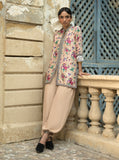 Beige Bloom Zainab Chottani Brand Original Fabrics