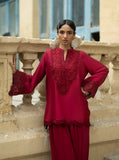 Crimson Cascade Zainab Chottani Brand Original Fabrics