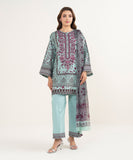 FELXS26V122B Embroidered Cotton Net Suit Sapphire Brand Original Fabrics