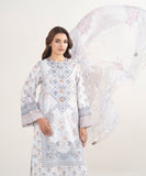 0U3PDYS26V32 Printed Zari Lawn Suit Sapphire Brand Original Fabrics