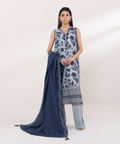 Sapphire  3 Piece Embroidered Dull Raw Silk Suit 3PESG24V55UC Online Shopping