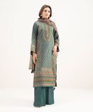 3PESUS26V015 Embroidered Cotton Jacquard Suit Sapphire Brand Original Fabrics