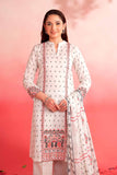 Nishat Linen 3 Piece - Printed Embroidered Suit - 42401130 Online Shopping
