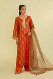 Nishat Linen 3 Piece - Gold Printed Suit - 42401388 Online Shopping