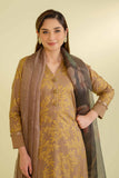 Nishat Linen 3 Piece - Gold Printed Suit - 42401389 Online Shopping