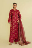 Nishat Linen 3 Piece - Gold Printed Suit - 42401390 Online Shopping