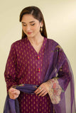Nishat Linen 3 Piece - Gold Printed Embroidered Suit - 42401392 Online Shopping