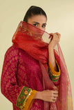 Nishat Linen 3 Piece - Gold Printed Embroidered Suit - 42401396 Online Shopping