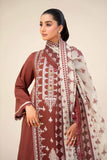 Nishat Linen 3 Piece - Printed Embroidered Suit - 42401645 Online Shopping