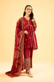 Nishat Linen 3 Piece - Gold Printed Embroidered Suit - 42401859 Online Shopping