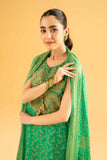 Nishat Linen 3 Piece - Gold Printed Embroidered Suit - 42401864 Online Shopping