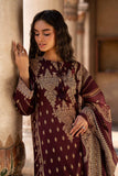 Nishat Linen 3 Piece - Gold Paste Printed Embroidered Suit - 42401891 Online Shopping