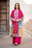 Nishat Linen 3 Piece - Gold Paste Printed Embroidered Suit - 42401902 Online Shopping
