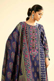 Nishat Linen 3 Piece - Gold & Silver Printed Embroidered Suit - 42401904 Online Shopping