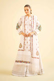 Nishat Linen 3 Piece - White Paste Printed Embroidered Suit - 42401912 Online Shopping